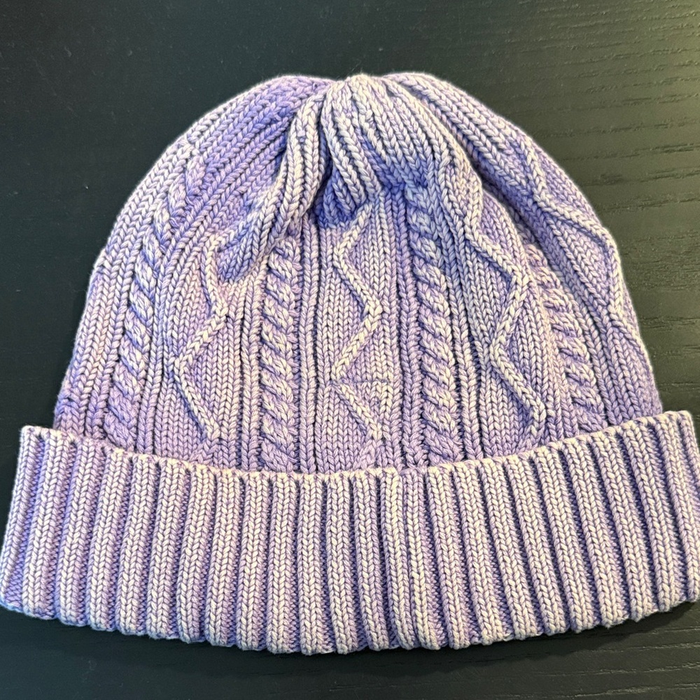 Free People Lavender Knit Beanie